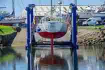 Troon Yacht Hoist From Water