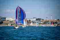 Plymouth Regatta Yacht Racing Spinnakers Hoe