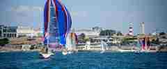 Plymouth Regatta Yacht Racing Spinnakers Hoe