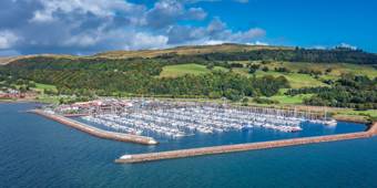 Aerial View Of Largs Yacht Haven (C) Sail Scotland