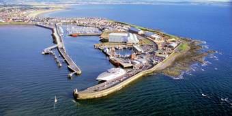 Troon Aerial Whole Harbour