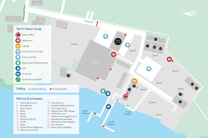 Yacht Haven Quay Marina Map_image