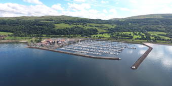 Largs Yacht Haven Aerial 04