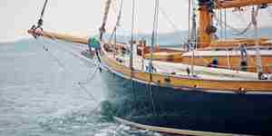 Lymington Bow Of Classic Yacht