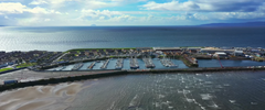 Troon Yacht Haven Aerial Sail Scotland Video