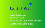 Scottish Gas Energy Certificate