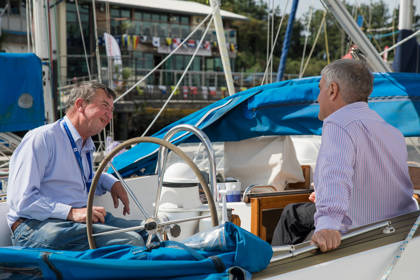 Plymouth Berth Holder Friends On Yacht