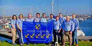 Troon team celebrate Gold Anchors