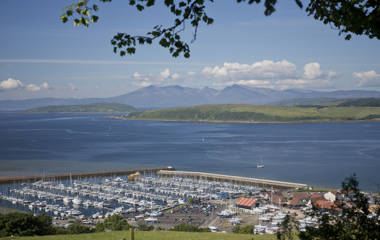 Largs Yacht Haven Aerial 02