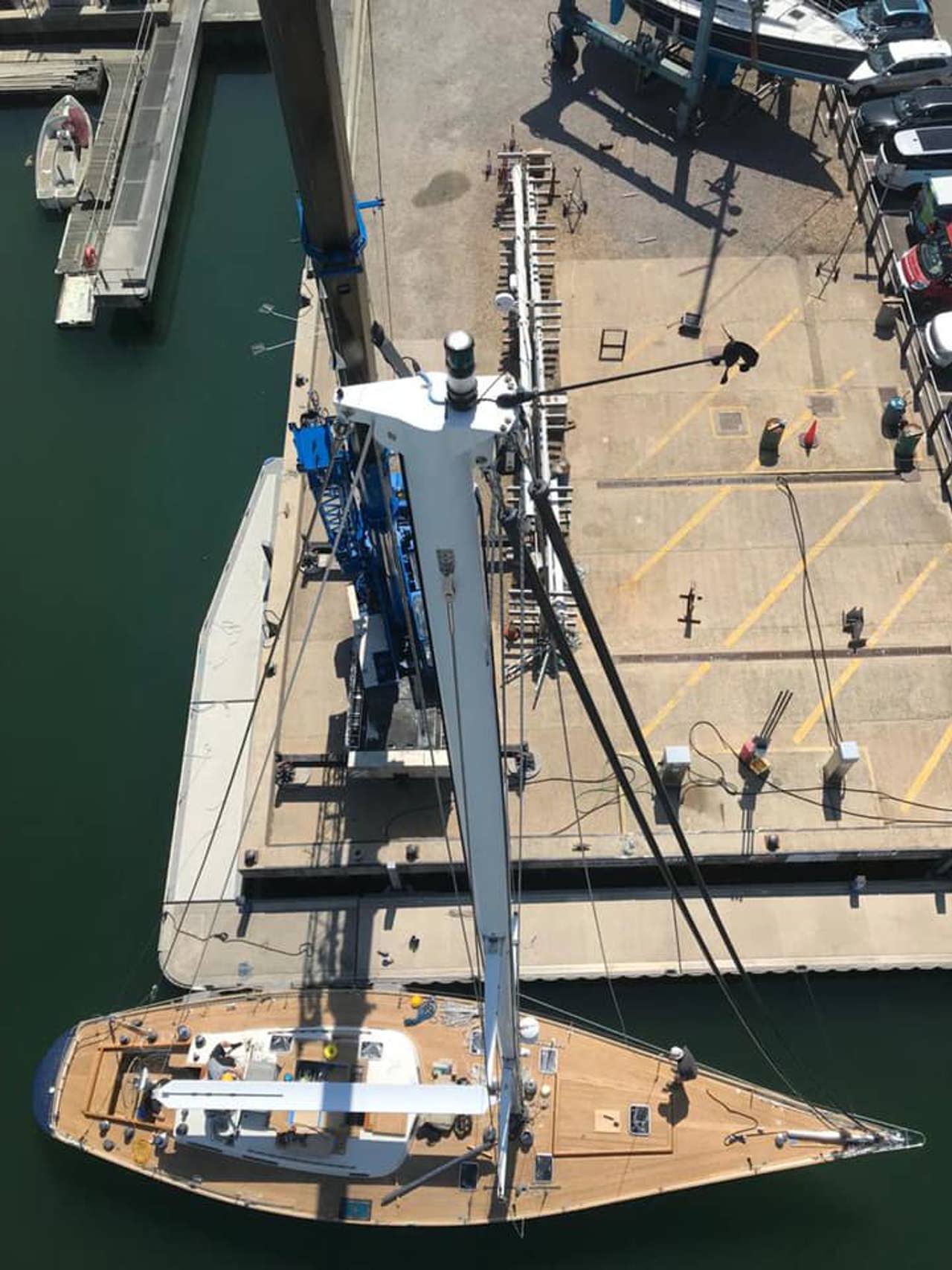 90ft Mast Step for Ocean Rigging