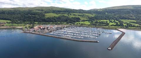 Largs Yacht Haven Aerial 04