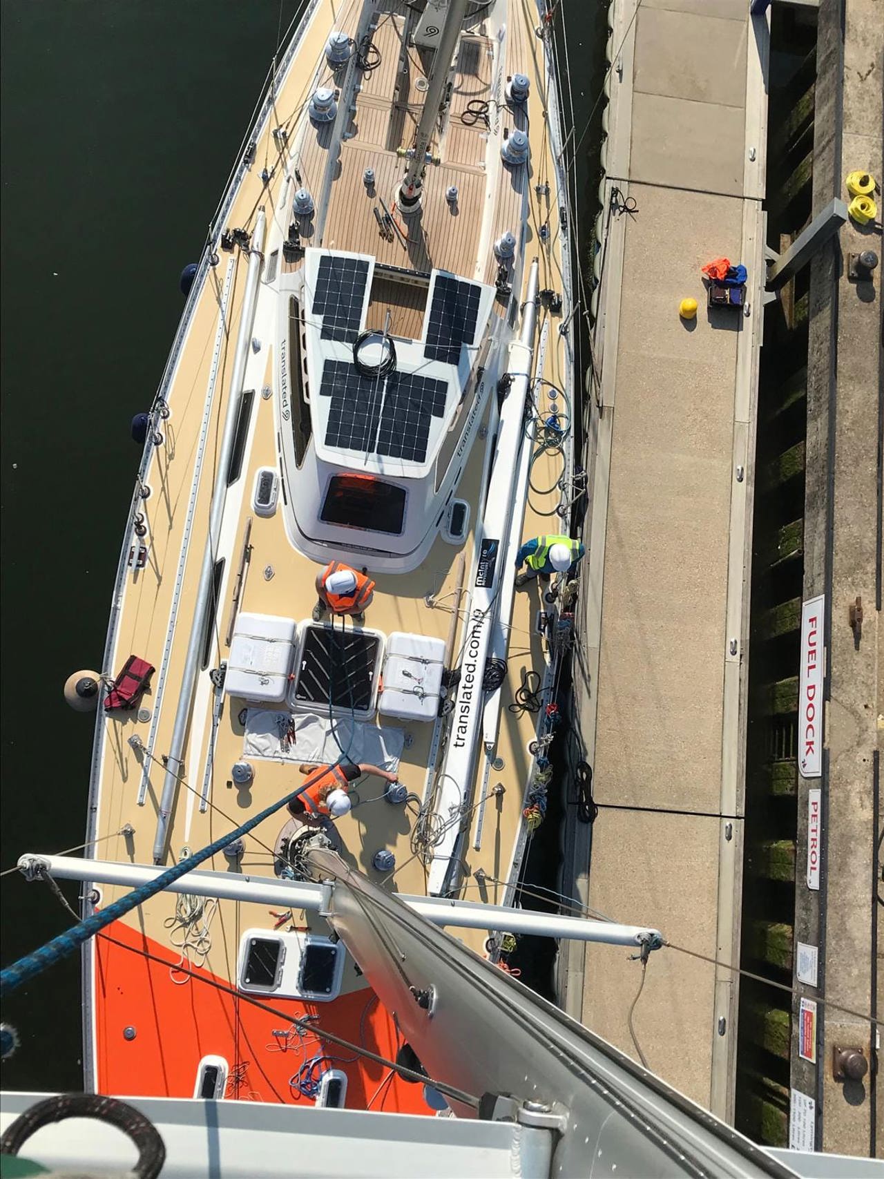 Famous Swan 65 lifted ashore | News | Lymington Yacht Haven