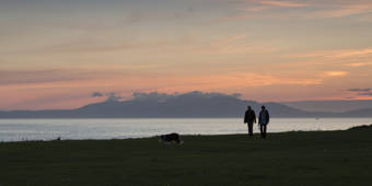 Sunset Over Arran (Visitscotland)